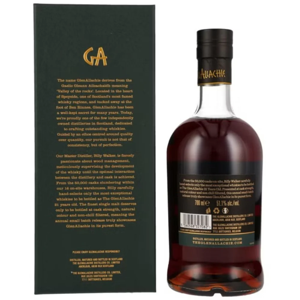 GlenAllachie 21 Jahre Batch 4 Cask Strength 51,1% 0,7l - Image 2