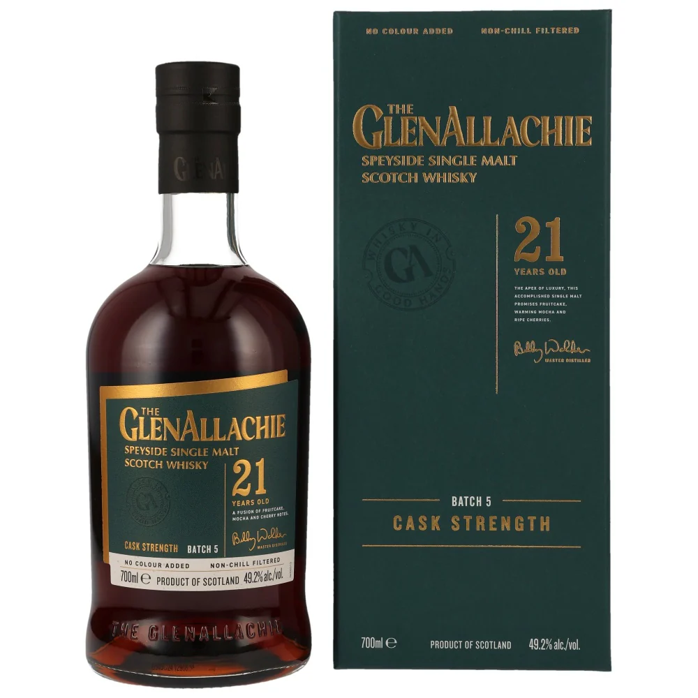 GlenAllachie 21 Jahre Batch 5 Cask Strength 49,2% 0,7l