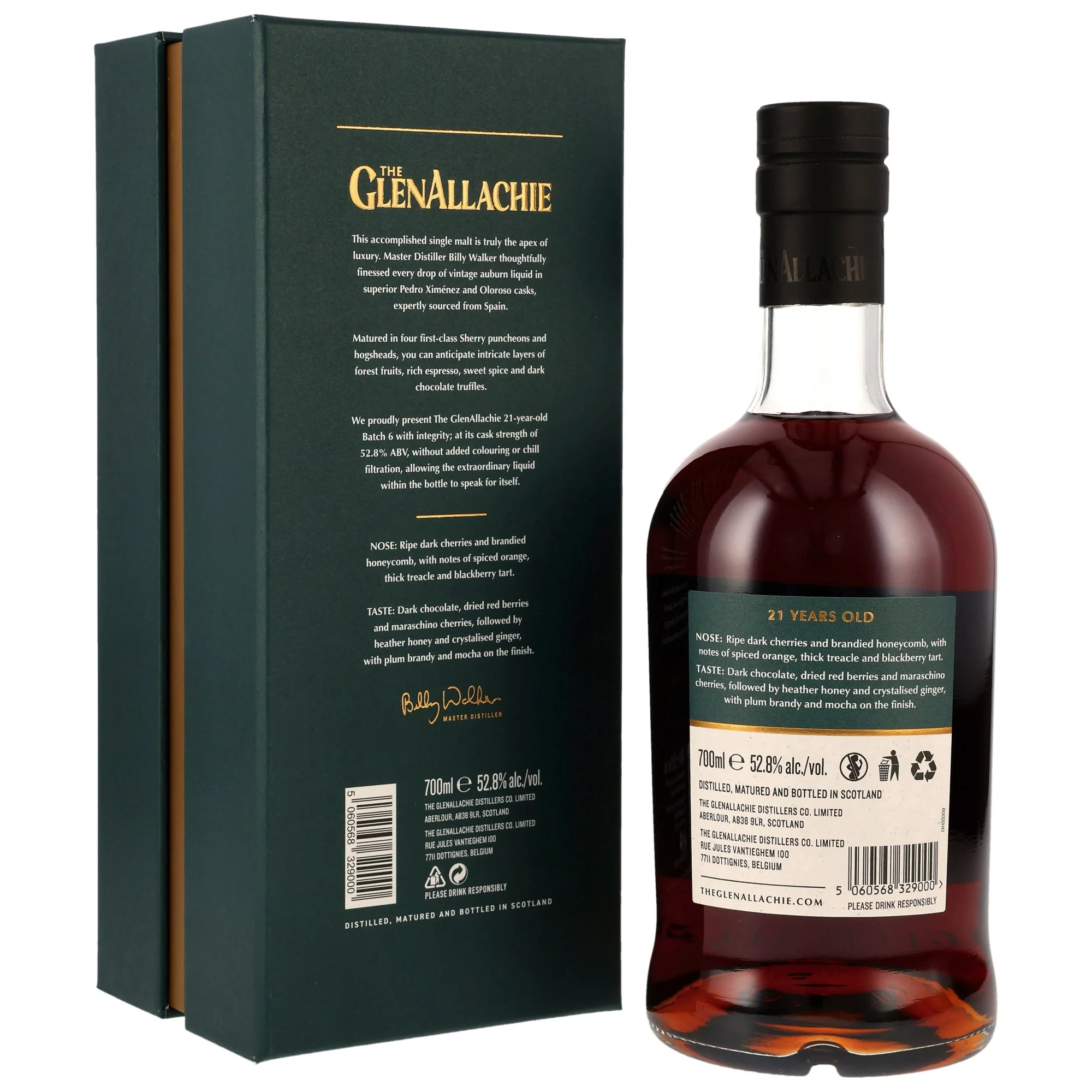 GlenAllachie 21 Jahre Batch 6 Cask Strength 52,8% 0,7l - Image 2