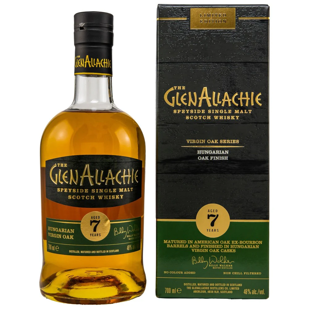 Glenallachie 7 Jahre Hungarian Oak Wood Finish 48% 0,7l