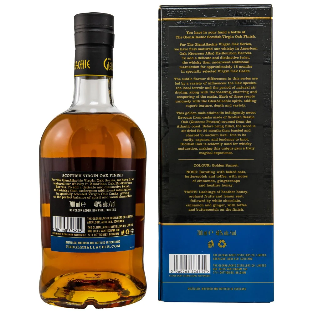 Glenallachie 8 Jahre Scottish Oak Wood Finish 48% 0,7l - Image 2