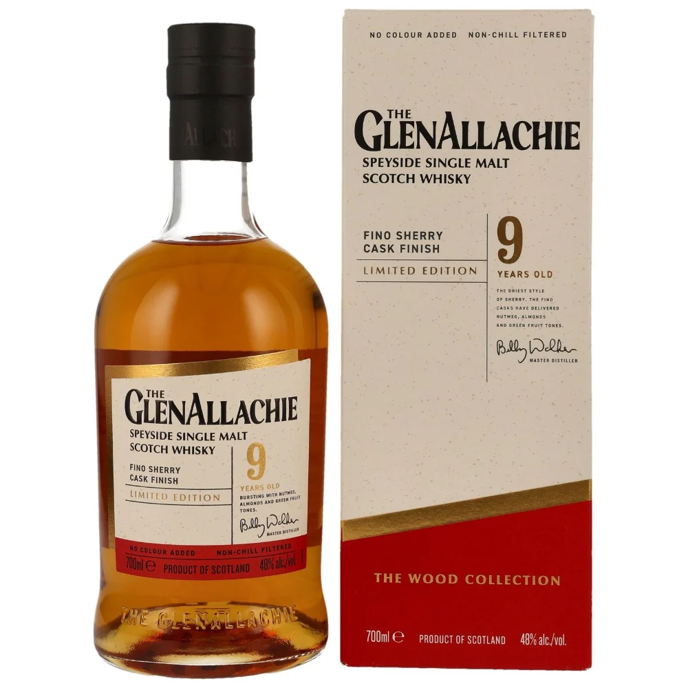 GlenAllachie 9 Jahre The Wood Collection Fino Sherry Finish 48% 0,7l