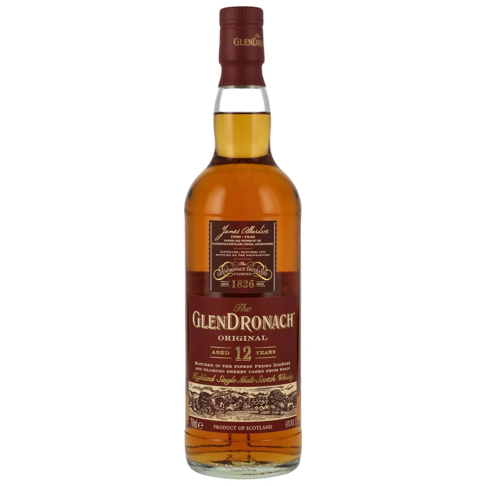 (ohne Dose) Glendronach 12 Jahre 43% 0,7l