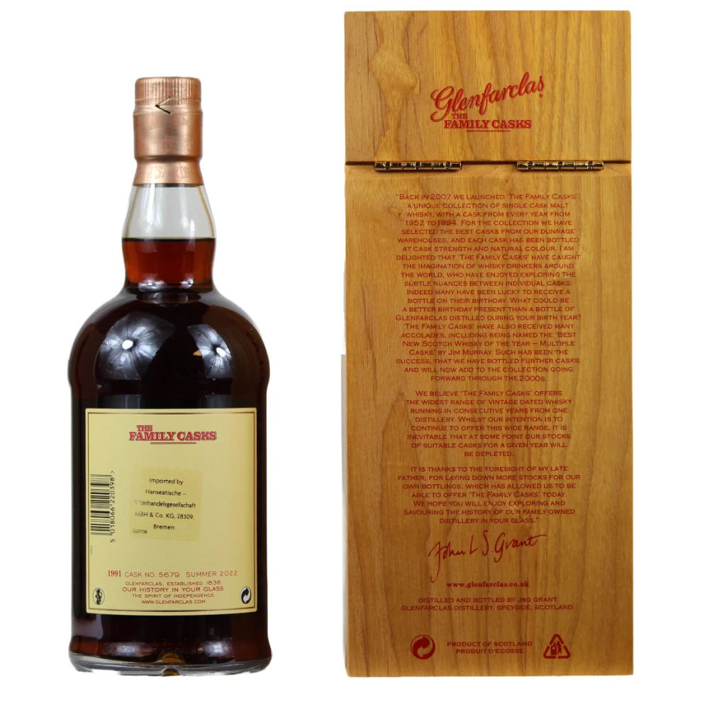 Glenfarclas 1991/2022 The Family Casks #5679 55,6% 0,7l - Image 2