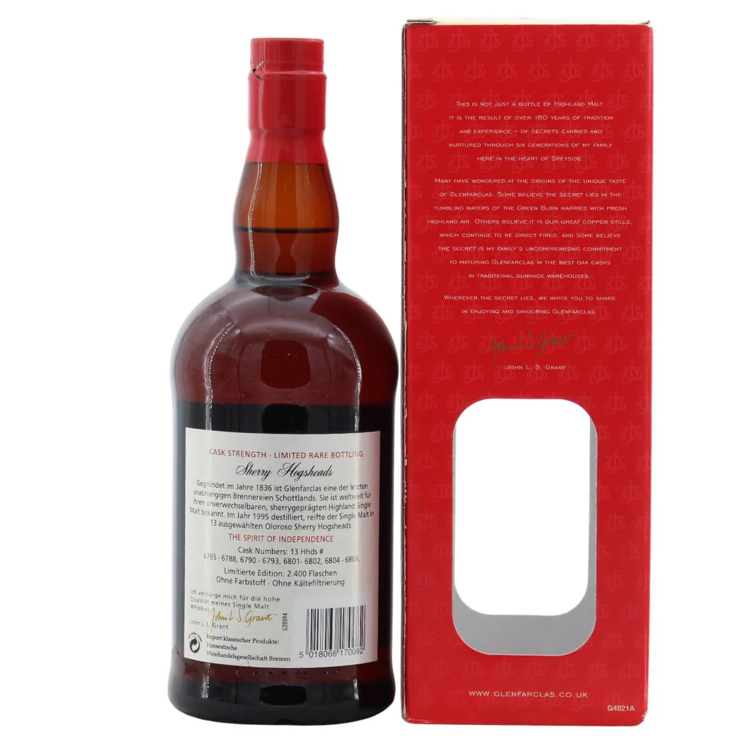 Glenfarclas 1995/2017 Cask Strength Limited Rare Bottling 57,3% 0,7l - Image 2