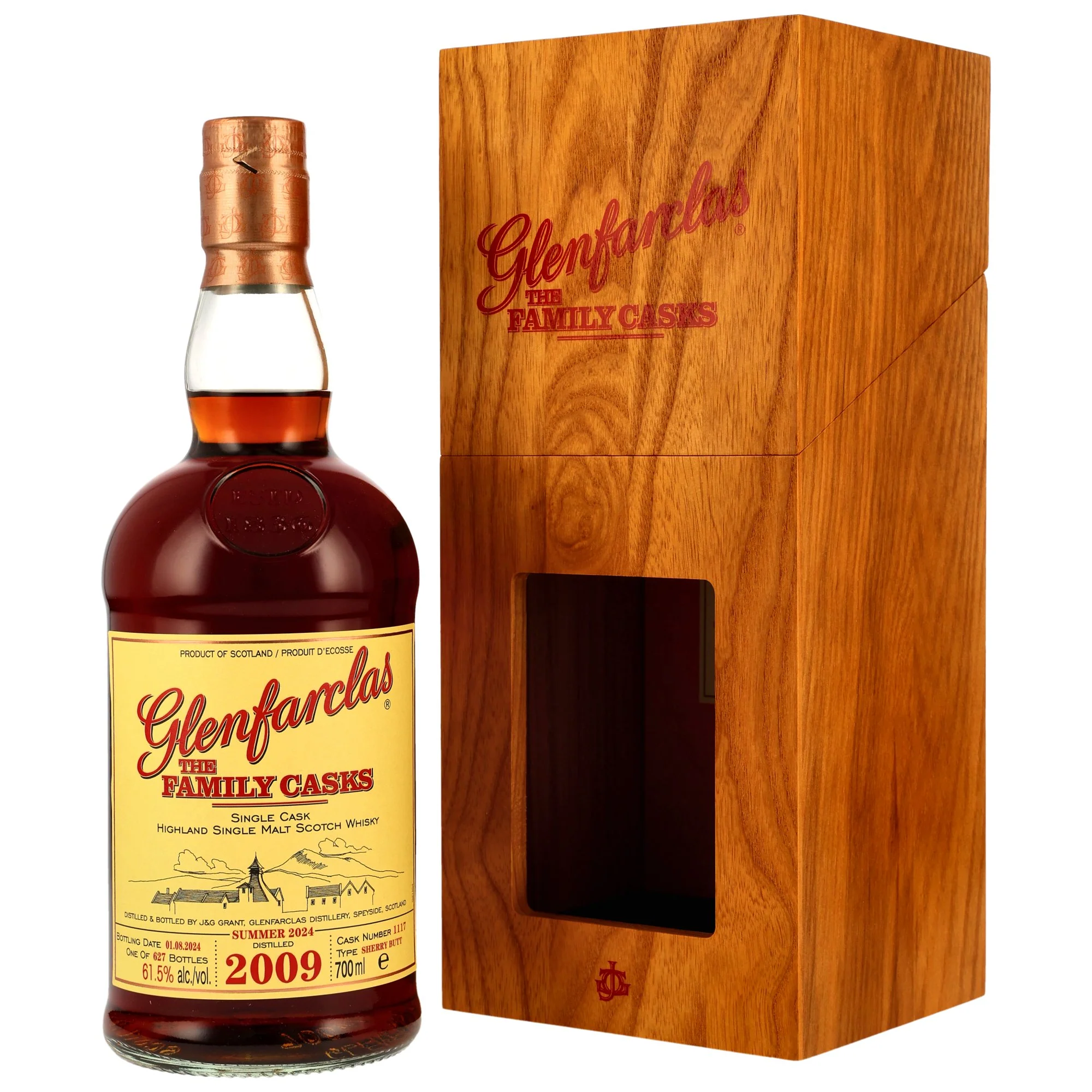 Glenfarclas 2009/2024 The Family Casks #1117 61,5% 0,7l