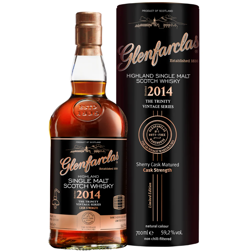 Glenfarclas The Trinity Vintage Series No.2 The Dunnage Warehouses Vintage 2014 59,2% 0,7l