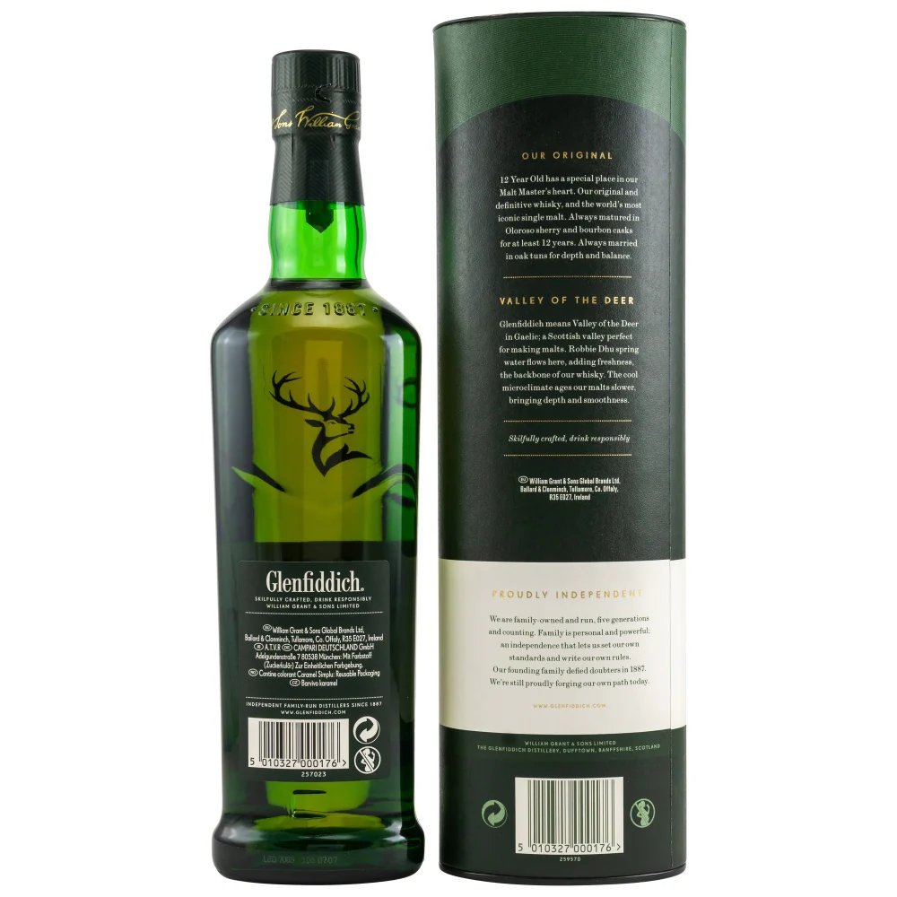 Glenfiddich 12 Jahre 40% 0,7l - Image 2