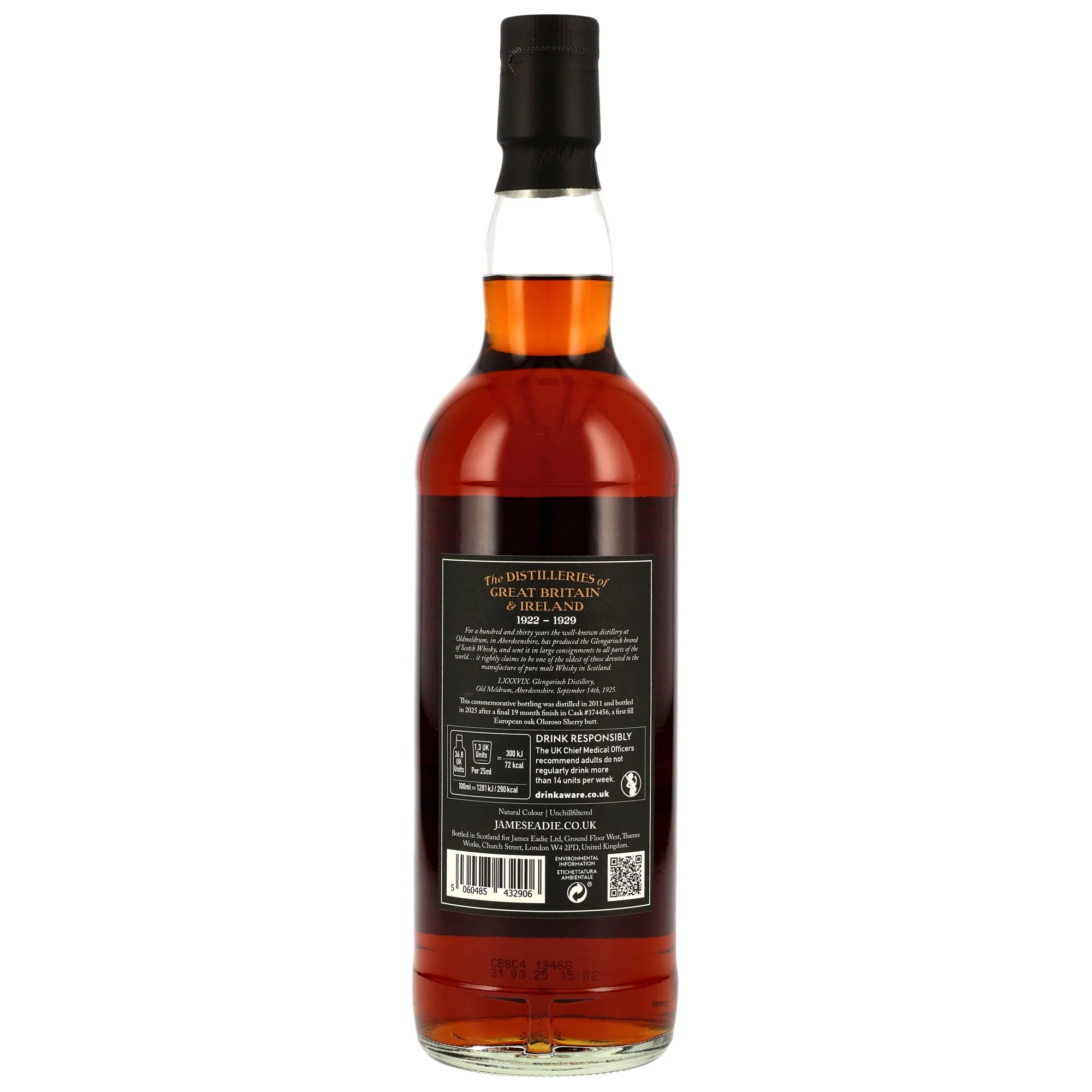 Glen Garioch 13 Jahre James Eadie Oloroso Butt #374456 52,5% 0,7l - Image 2