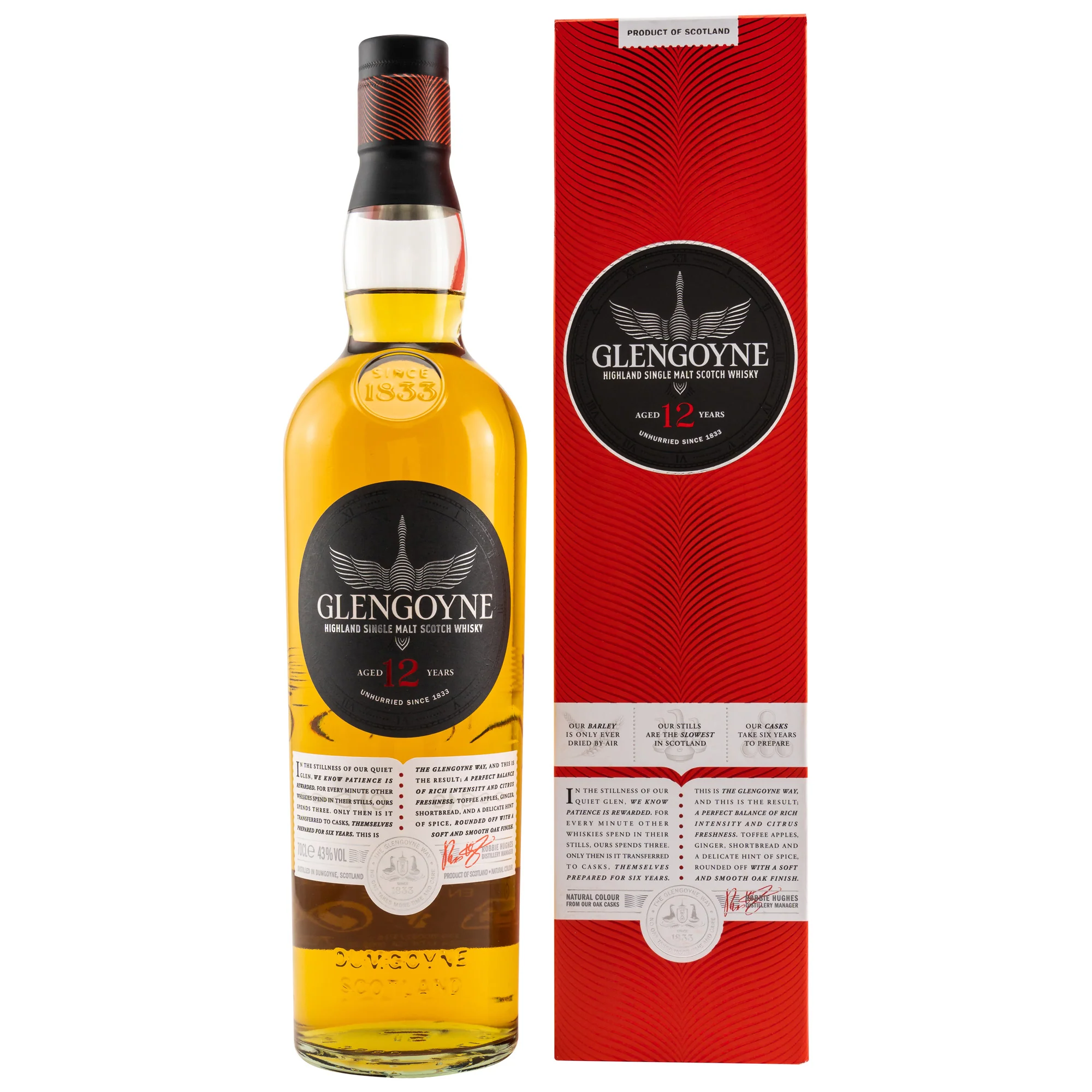 Glengoyne 12 Jahre 43% 0,7l