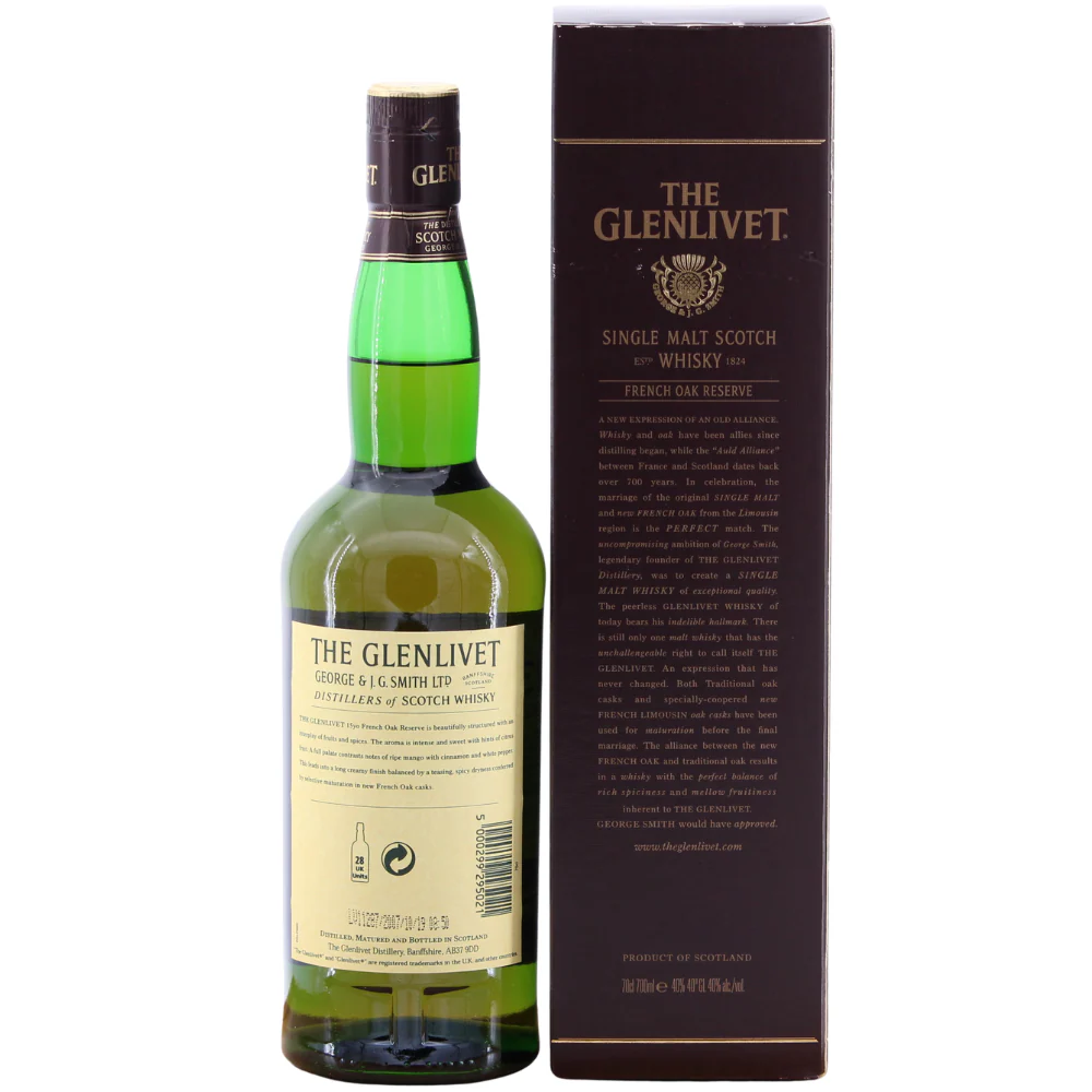 Glenlivet 15 Jahre French Oak Reserve (Abfüllung 2007) 40% 0,7l - Image 2