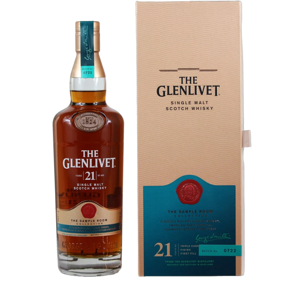 Glenlivet 21 Jahre The Sample Room Collection Batch #0722 43% 0,7l