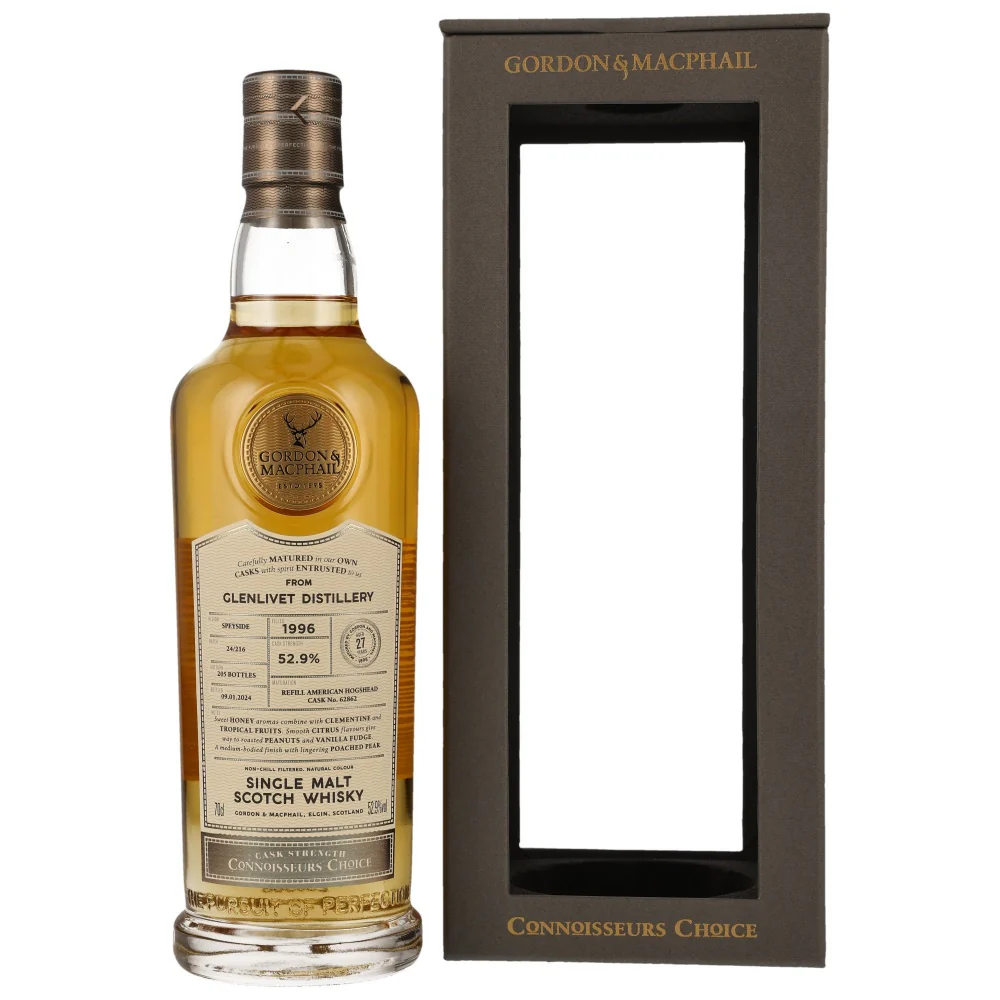 Glenlivet 27 Jahre 1996/2024 Gordon & MacPhail #62862 52,9% 0,7l