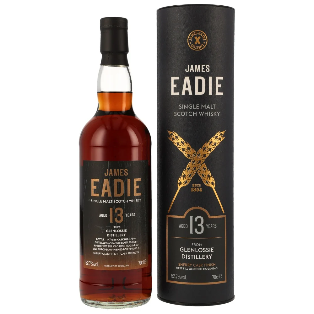 Glenlossie 13 Jahre 2011/2024 Oloroso Hogshead #378491 JE 52,7% 0,7l