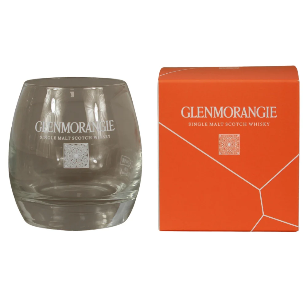 Glenmorangie Whisky Tumbler mit Aufdruck