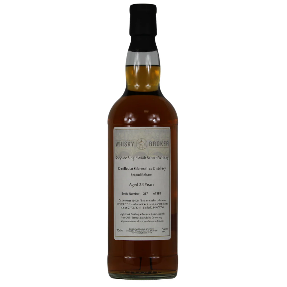 Glenrothes 23 Jahre 1997/2020 Whisky Broker 54,8% 0,7l