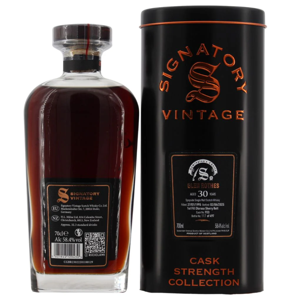 Glenrothes 30 Jahre SV 1st Fill Oloroso Sherry Butt #933 58,4% 0,7l - Image 2