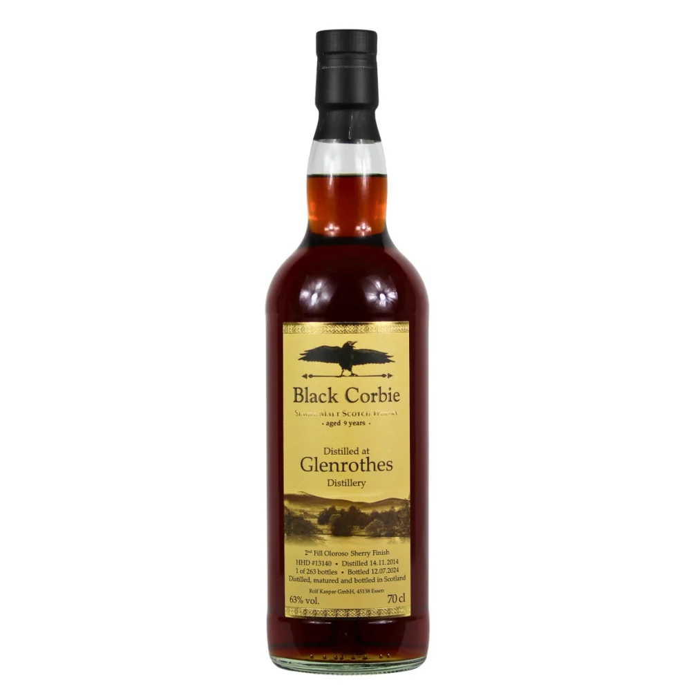 Glenrothes 9 Jahre Black Corbie Sherry Cask #13140 63% 0,7l