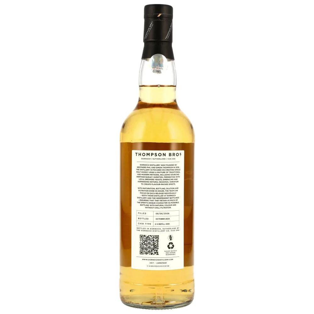 Glentauchers 18 Jahre 2006/2024 Thompson Bros. 52,4% 0,7l - Image 3