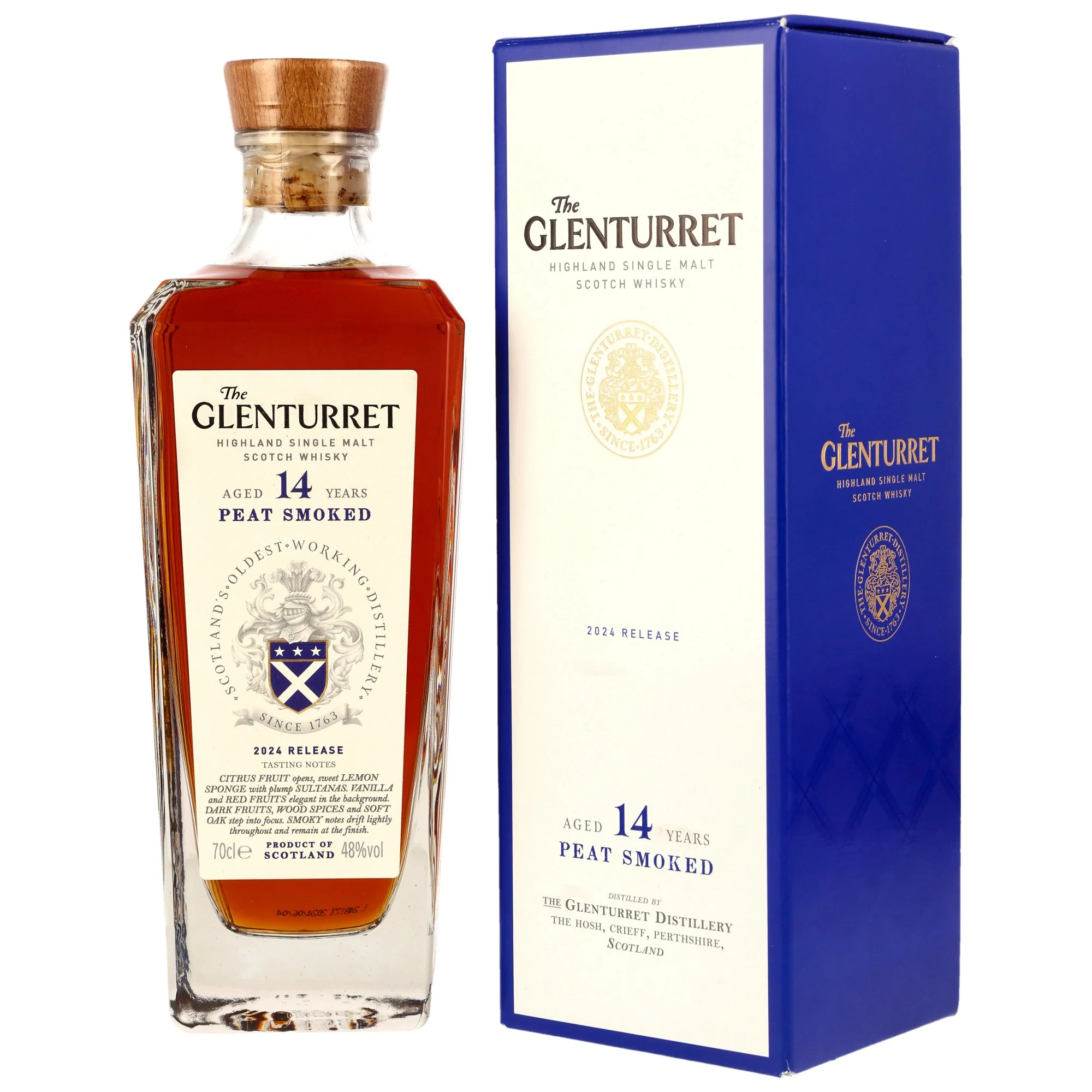 Glenturret 14 Jahre Peat Smoke 2024 Release 48% 0,7l