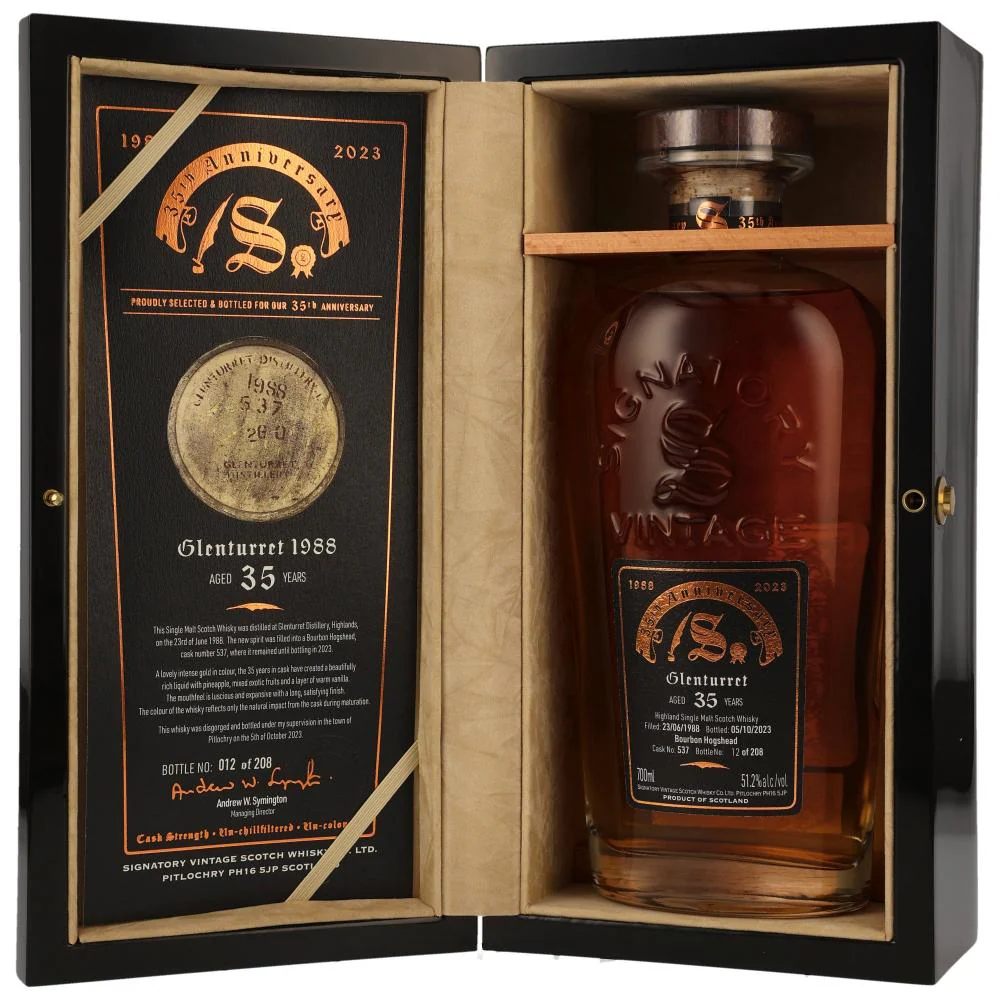 Glenturret 32 Jahre SV 35th Anniversary Cask #537 51,2% 0,7l - Image 2