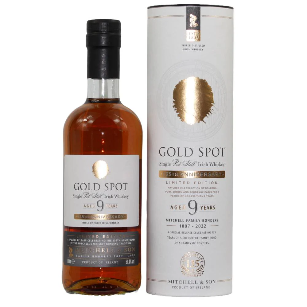 Gold Spot Midleton 135th Anniversary 9 Jahre 51,4% 0,7l