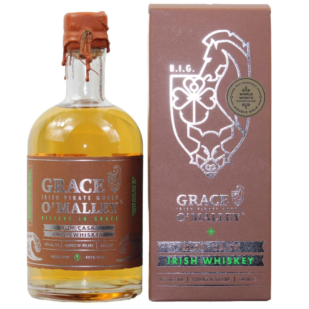 Grace O'Malley Rum Cask Irish Whiskey 42% 0,7l