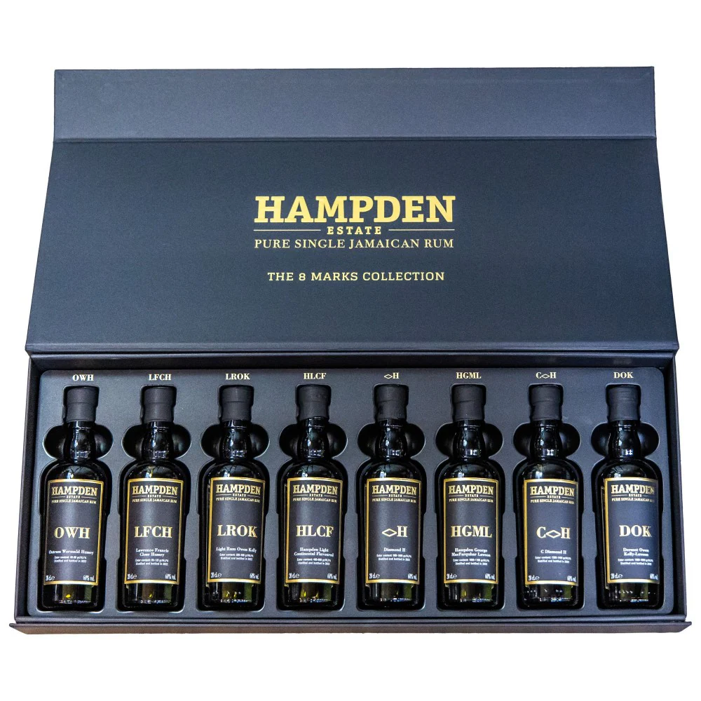 Hampden 8 Marks Collection Pure Single Jamaican Rum 60% 8x0,2l