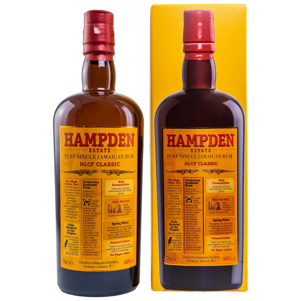 Hampden Estate Pure Single Jamaican Rum Overproof 60% 0,7l