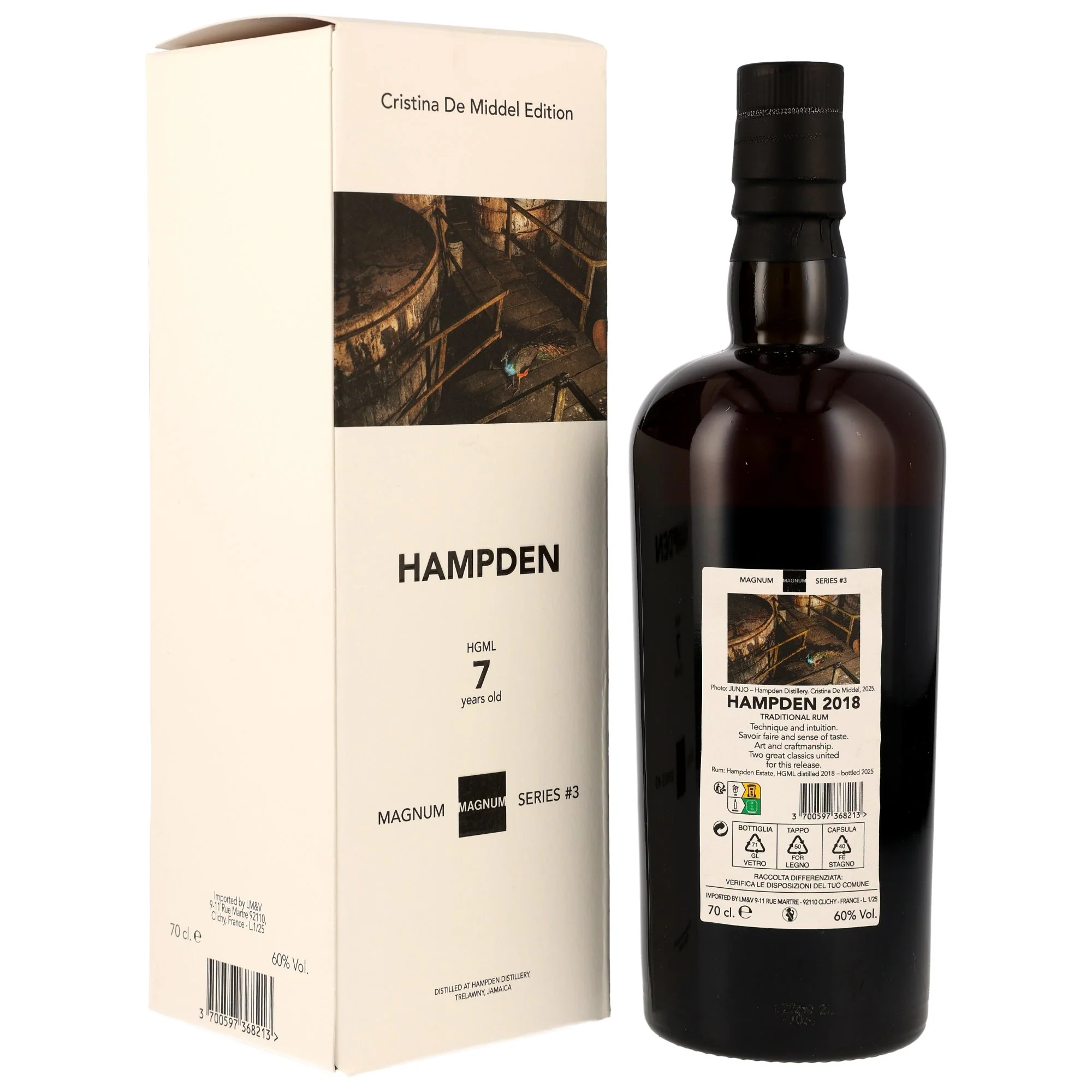 Hampden HGML 7 Jahre 2018/2025 Magnum Series#3 Jamaica Rum 60% 0,7l - Image 2
