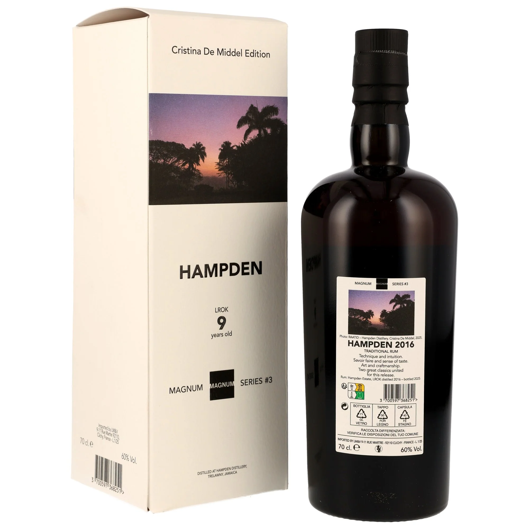 Hampden LROK 9 Jahre 2016/2025 Magnum Series#3 Jamaica Rum 60% 0,7l - Image 2