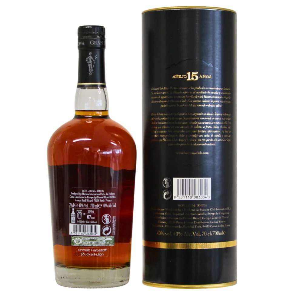Hav. Club Anejo 15 Anos Rum 40% 0,7l - Image 2