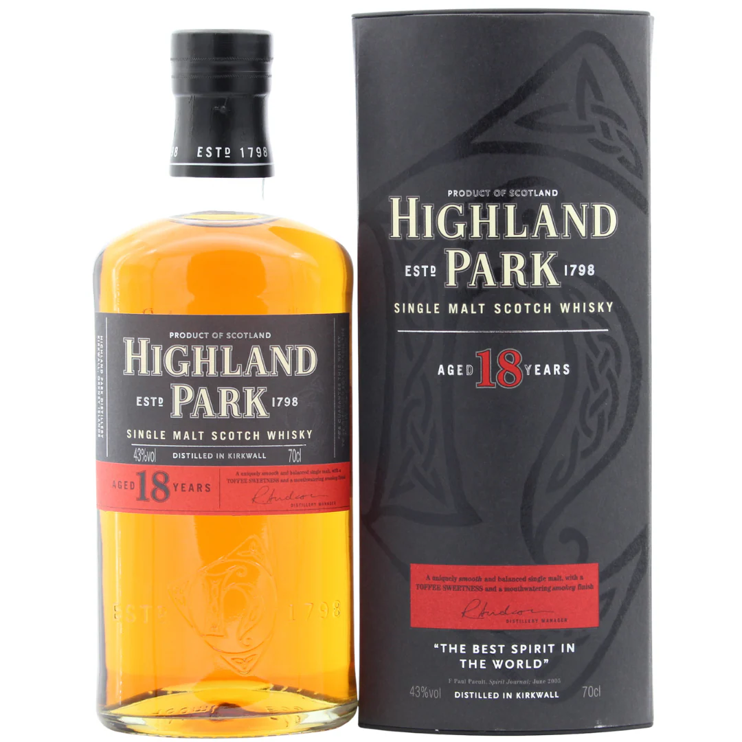 Highland Park 18 Jahre (Bottled ca. 2010) 43% 0,7l