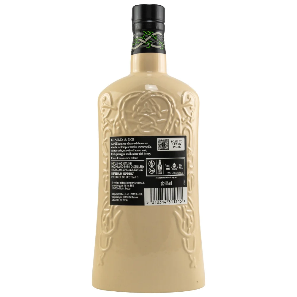 Highland Park 15 Jahre Viking Heart Keramikflasche 44% 0,7l - Image 2