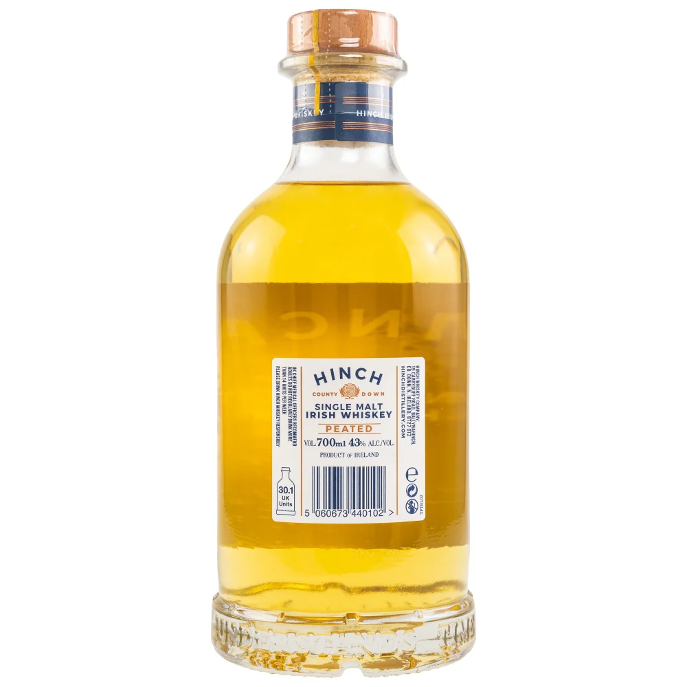 Hinch Peated Single Malt Whiskey 43% 0,7l - Image 2