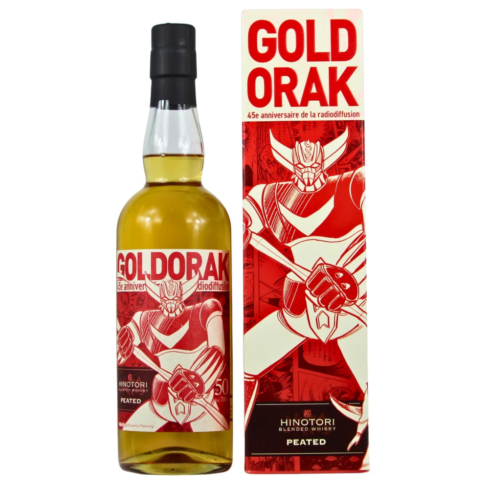 Hinotori Blended Japanese Whisky Goldorak Red Edition 50% 0,7l