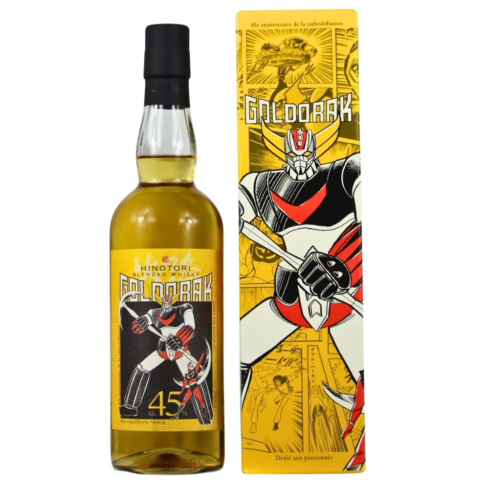 Hinotori Blended Japanese Whisky Goldorak Yellow Edition 45% 0,7l
