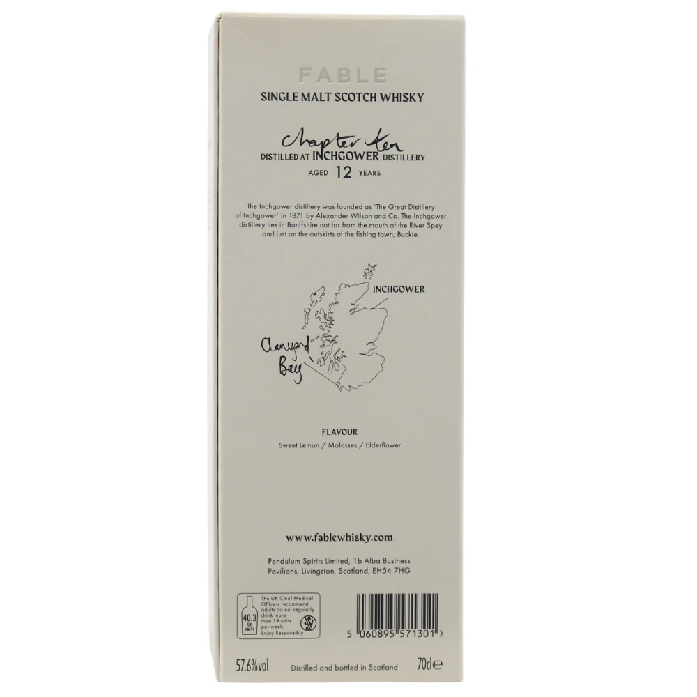 Inchgower 12 2010/2022 Jahre Fable Whisky Chapter 10 Labyrinth Cask #808336 57,6% 0,7l - Image 2