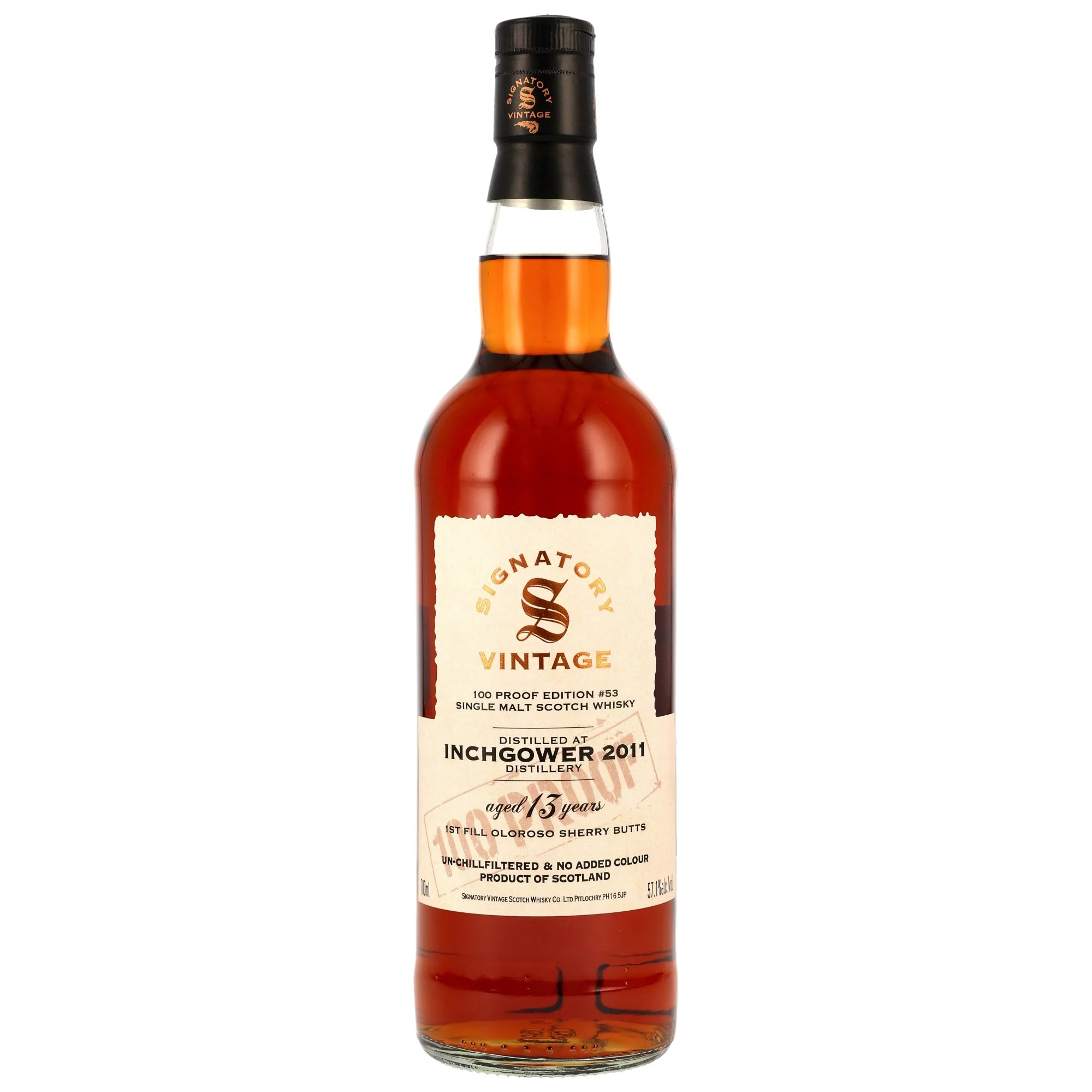 Inchgower 13 Jahre 2011/2025 100 Proof Edition #53 SV 57,1% 0,7l