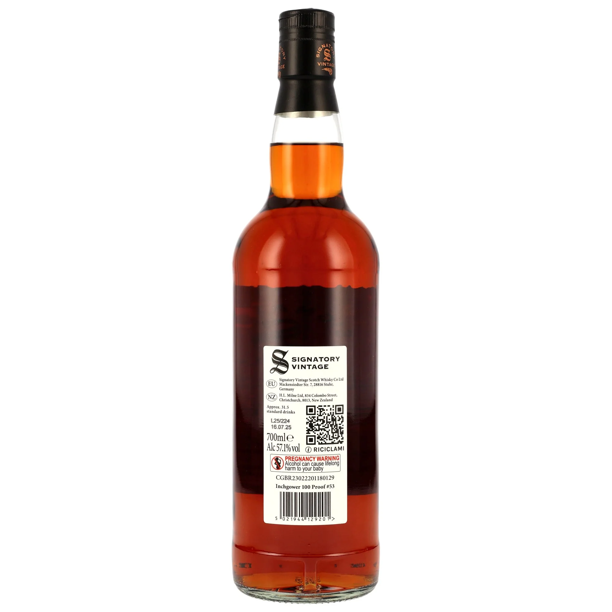 Inchgower 13 Jahre 2011/2025 100 Proof Edition #53 SV 57,1% 0,7l - Image 2