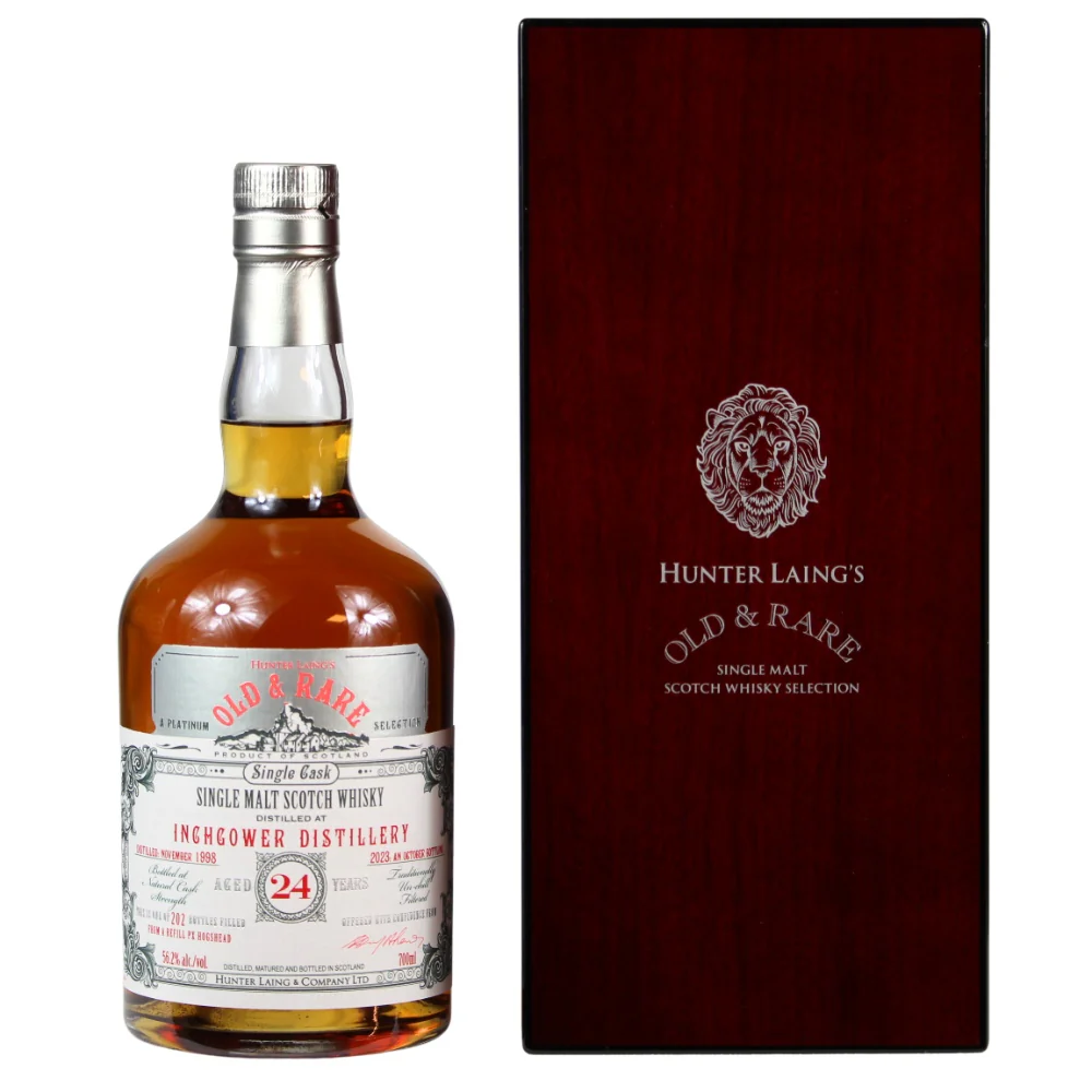 Inchgower 24 Jahre 1998/2023 Old & Rare Hunter Laing 56,2% 0,7l
