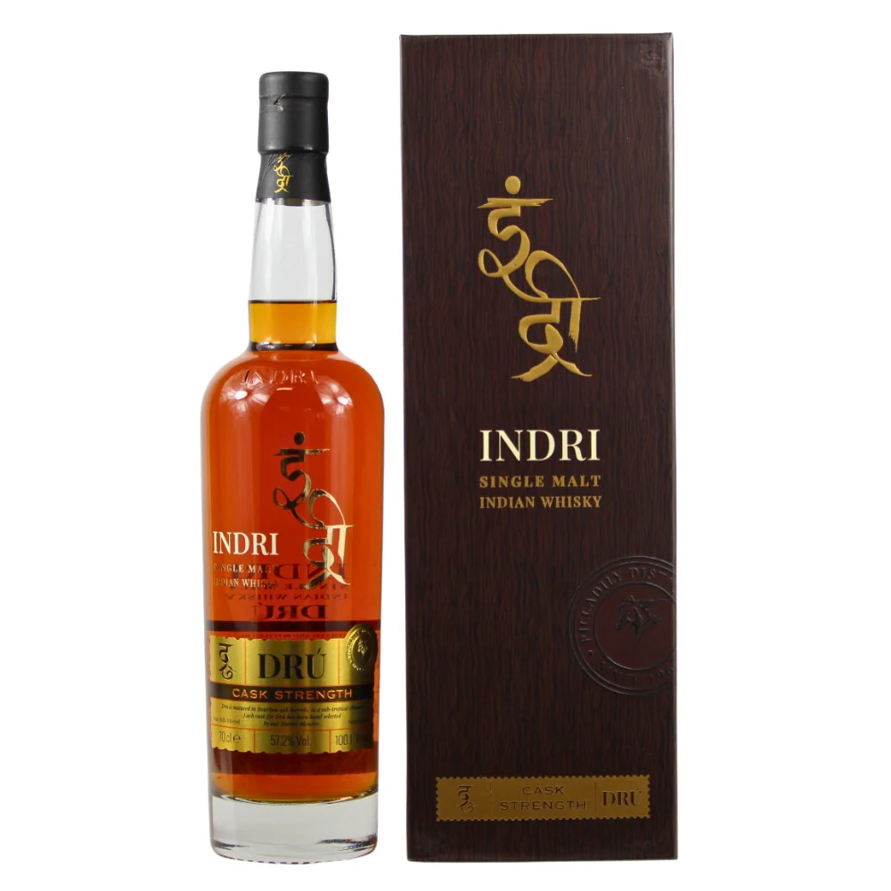 Indri Dru Cask Strength 57,2% 0,7l