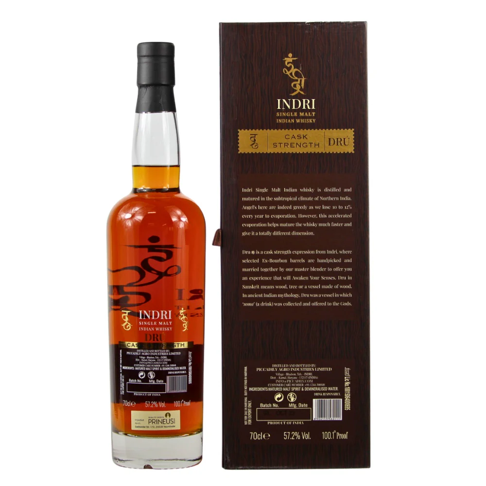 Indri Dru Cask Strength 57,2% 0,7l - Image 2