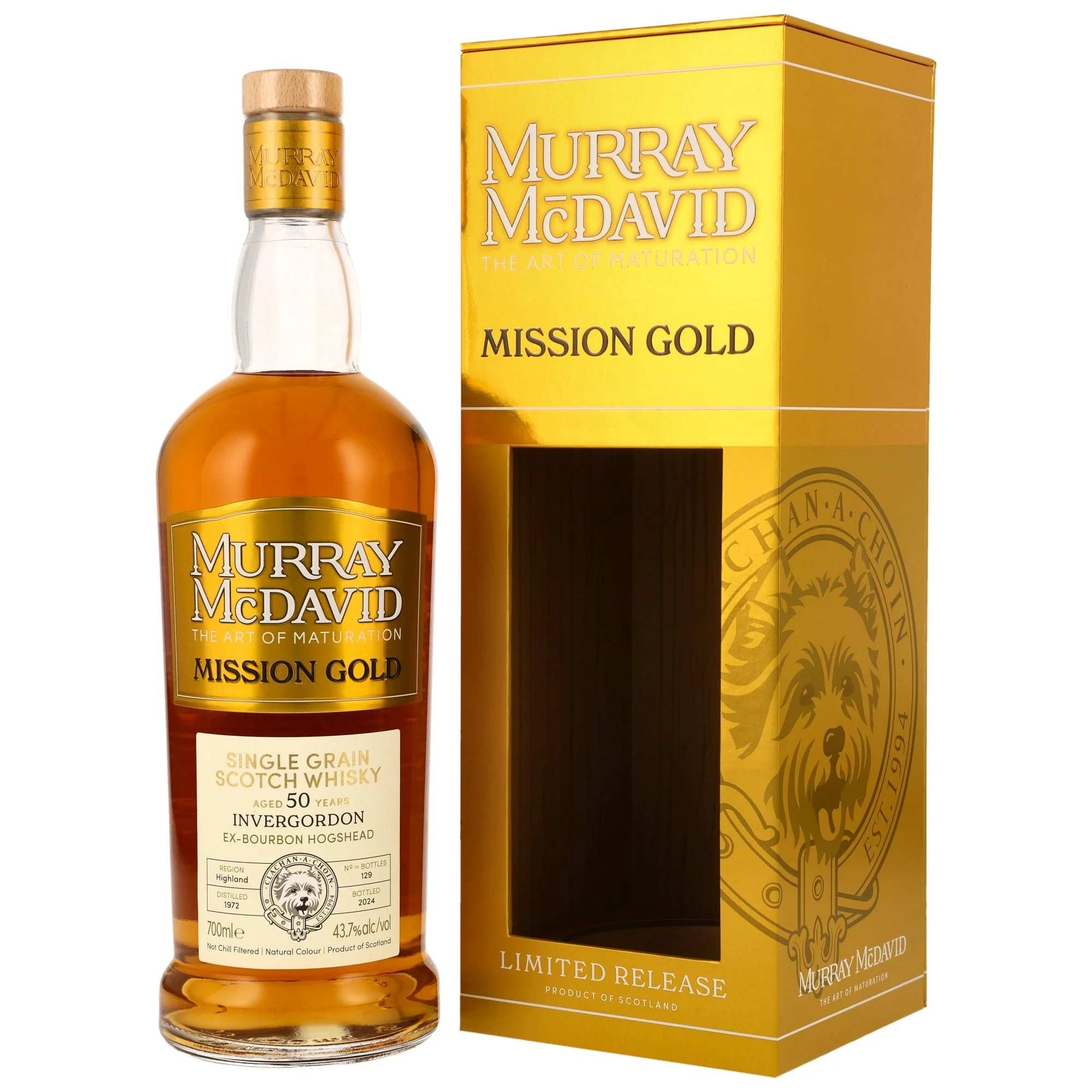 Invergordon 50 Jahre Murray McDavid 1972/2024 43,7% 0,7l