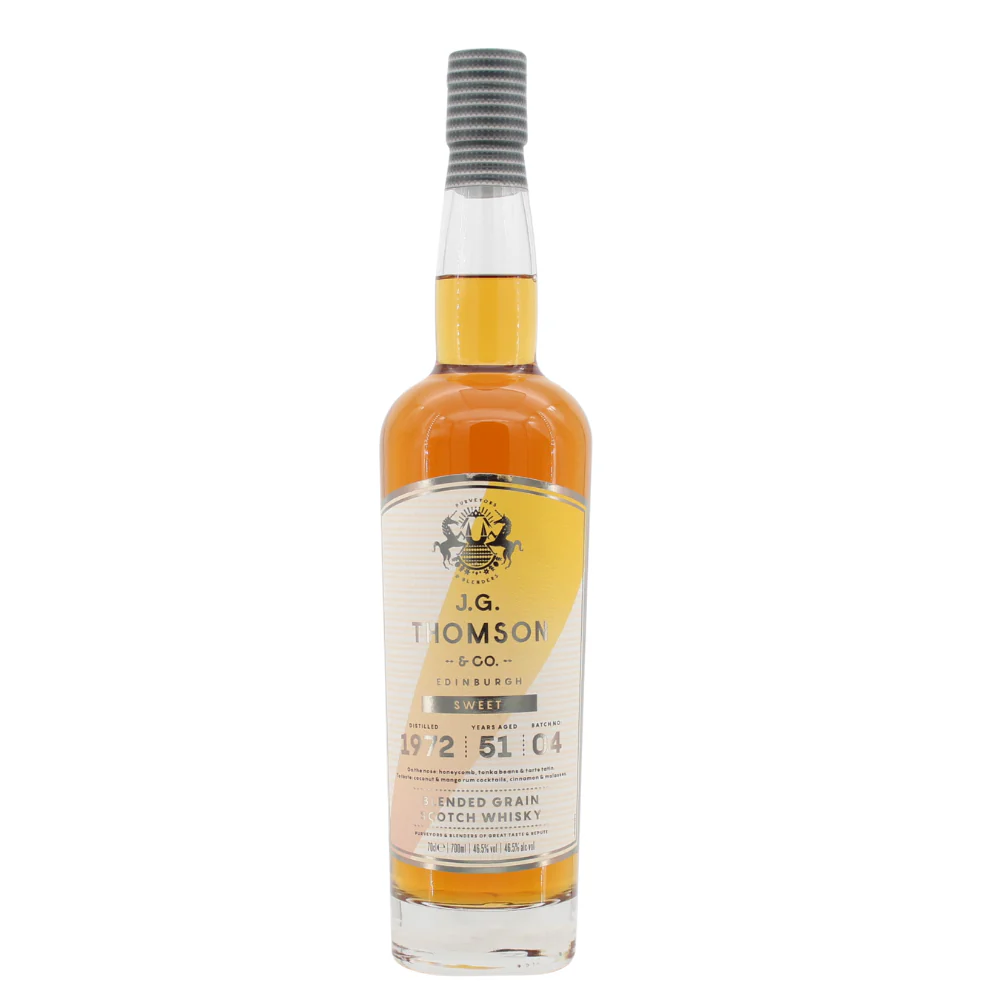 J.G. Thomson & Co. 51 Jahre 1972 Sweet Batch 4 Blended Grain Scotch Whisky 46,5% 0,7l