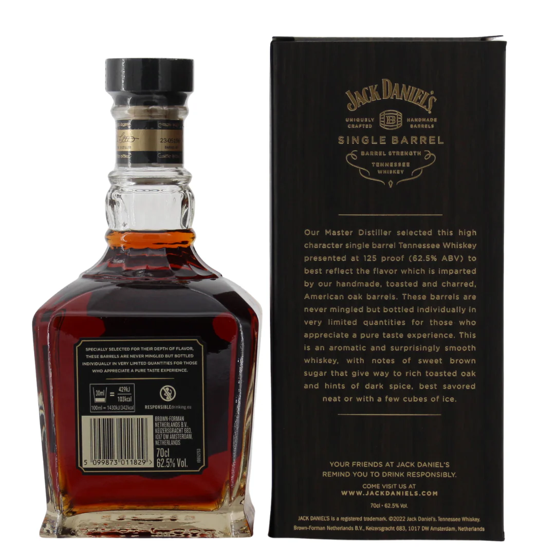 Jack Daniel's Single Barrel Barrel Strength 62,5% 0,7l - Image 2