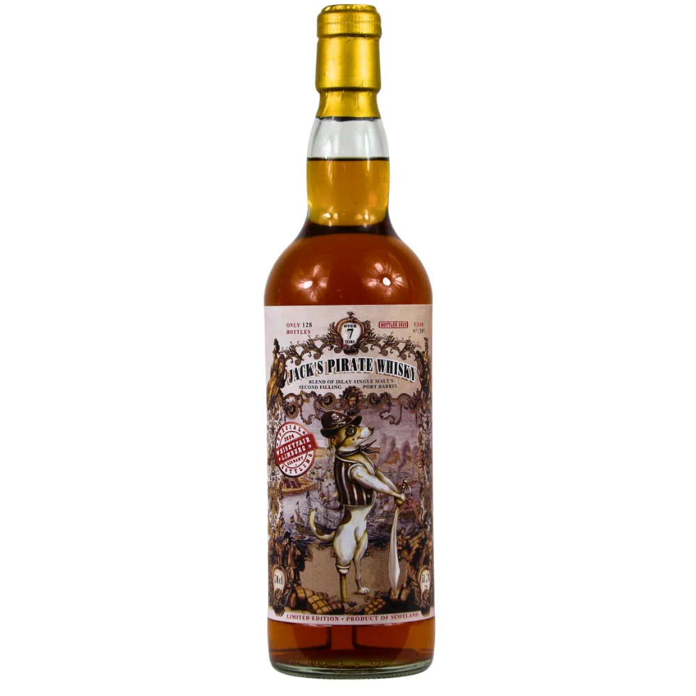 Jack's Pirate 7 Jahre Whisky Blend of Islay Malt Cask #207 51,7% 0,7l