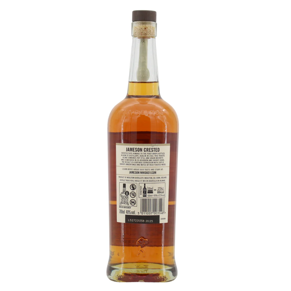 Jameson Crested Triple Distilled Irish Whiskey 40% 0,7l - Image 2