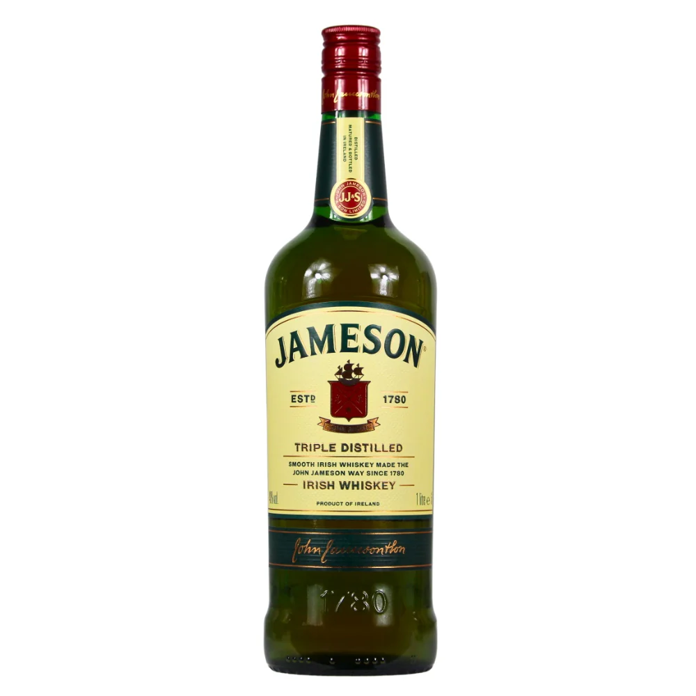 Jameson Triple Distilled Irish Whiskey 40% 1l