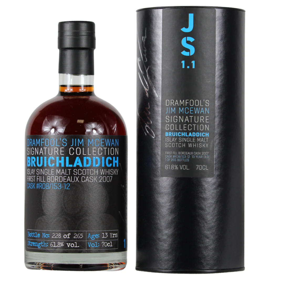 Jim McEwan Signature Collection Bruichladdich 1st Fill Bordeaux Cask 2007 61,8% 0,7l